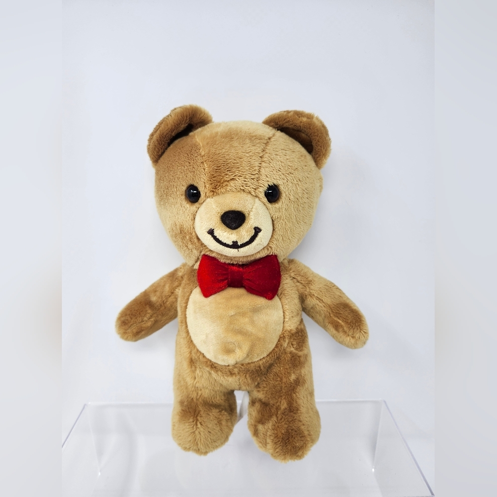 Kraft Peanut Butter Gund Teddy Bear with Red Bow Tie Stuffed Animal